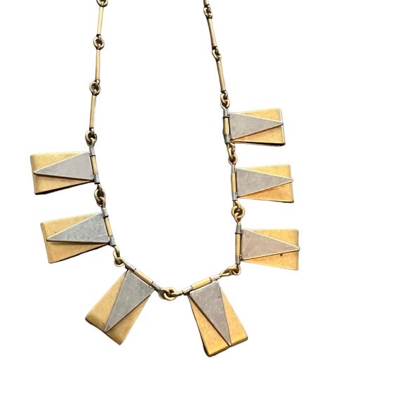 J. Crew Gold & Silver Tone Necklace NEW - Picture 1 of 5